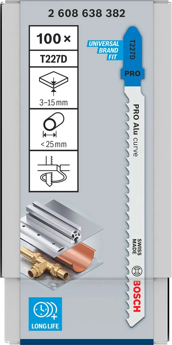 Bosch Professional DECOUPEERZB T227D 100 - Aluminium