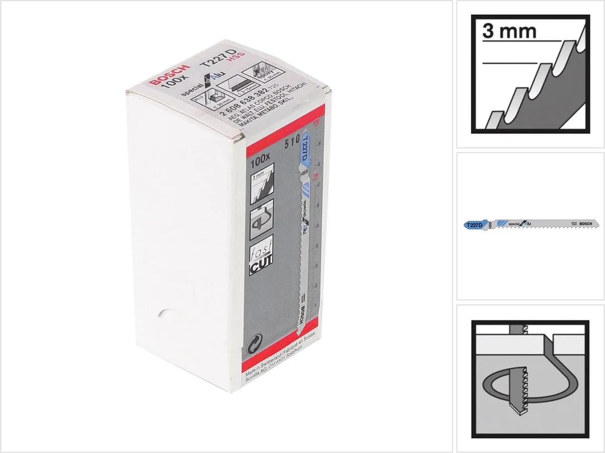 Bosch Professional DECOUPEERZB T227D 100 - Aluminium - afbeelding 6 van 6