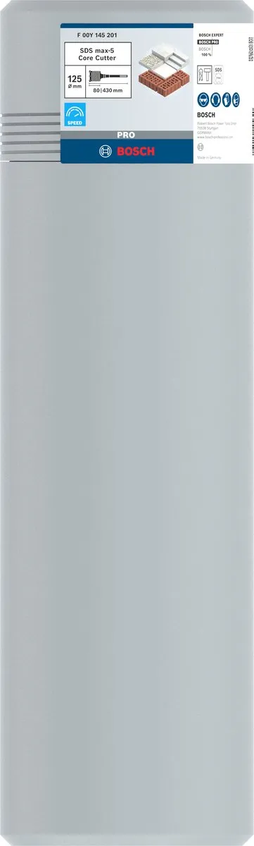 Bosch Professional PRO SDS max-5 Core Cutter 125mm - Beton - F00Y145201
