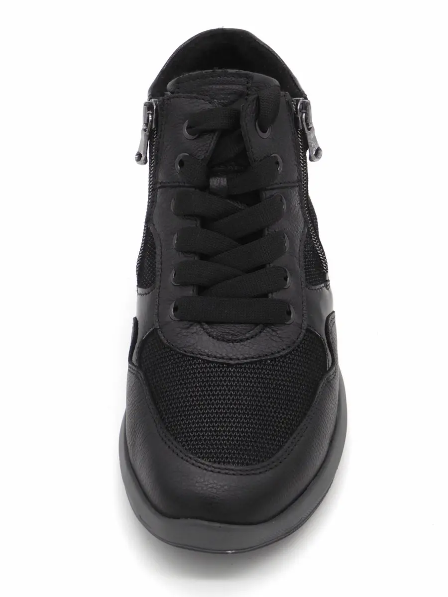 Wäldlaufer Dames Veterboot M-Tonia 831802-502-001 - Zwart - Wijdte M