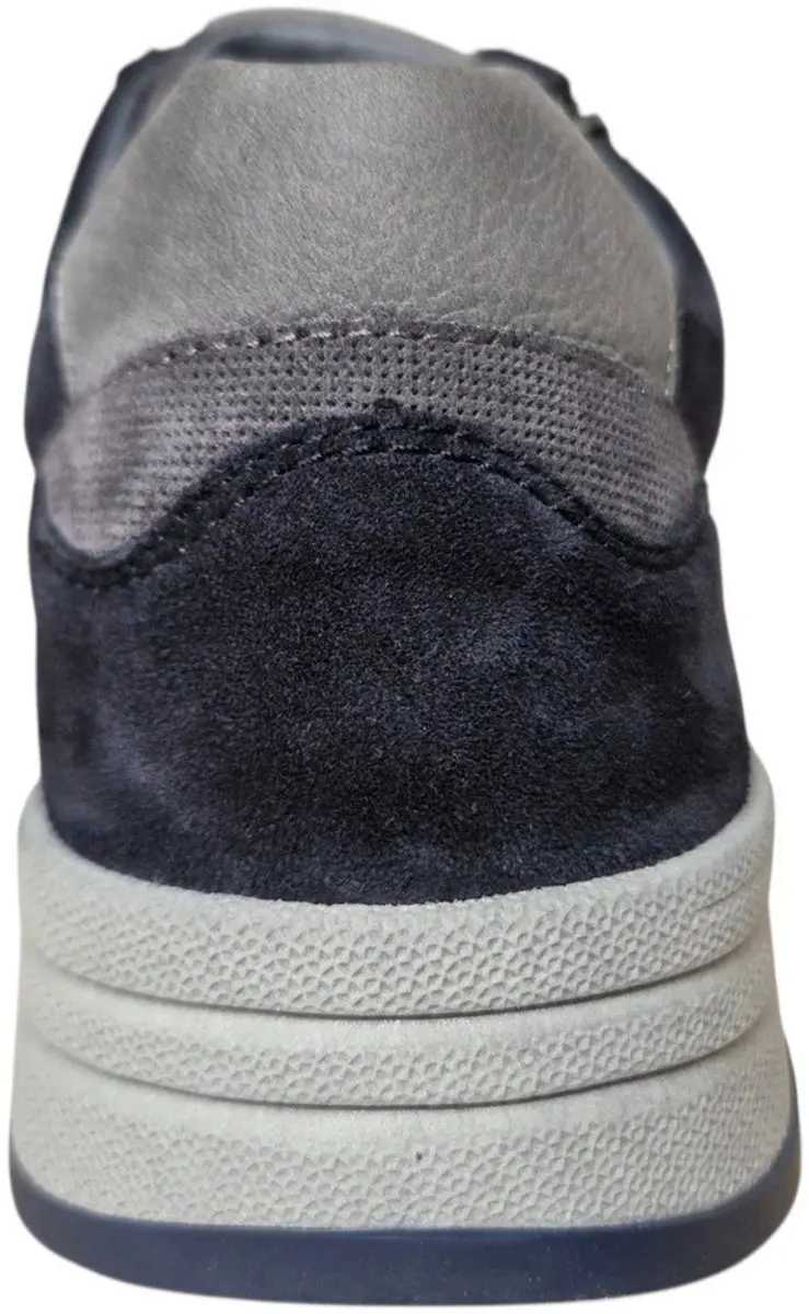 Waldlaufer 952004 302 806 H Sneakers Blauw Nubuck Heren Breedtemaat H - Blauw - 42 - afbeelding 2 van 6