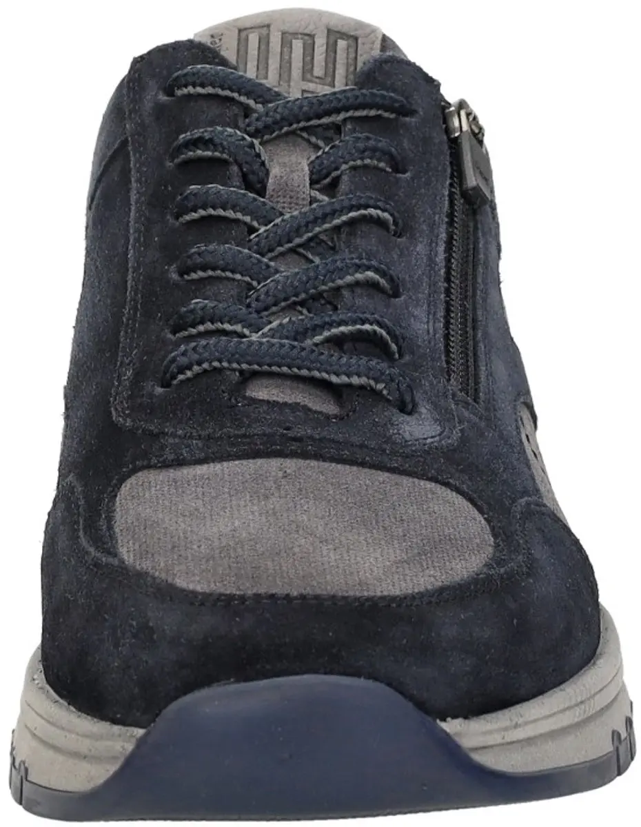 Waldlaufer 952004 302 806 H Sneakers Blauw Nubuck Heren Breedtemaat H - Blauw - 42 - afbeelding 3 van 6