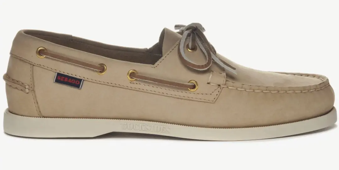 Sebago Docksides Veterschoenen Heren 43 - Camel