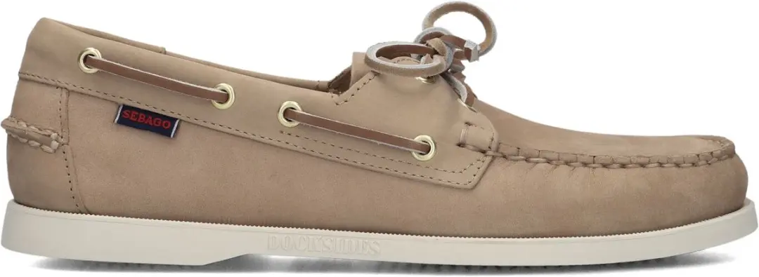 Sebago Docksides Veterschoenen Heren 43 - Camel