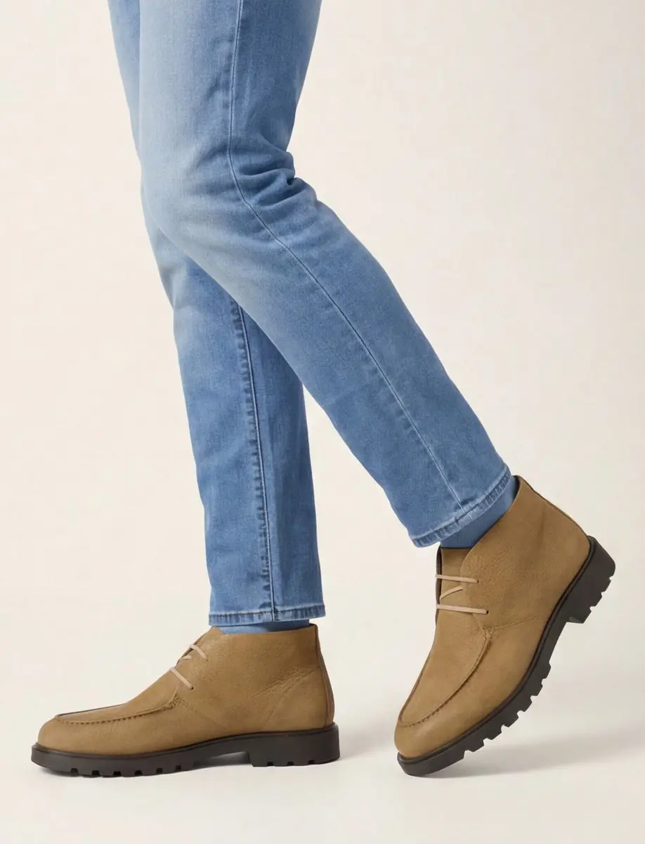 Giorgio nette schoenen camel