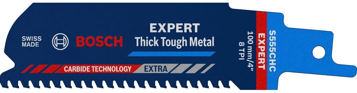 Bosch Professional Expert S 555 CHC Reciprozaagblad Metaal 2608900364