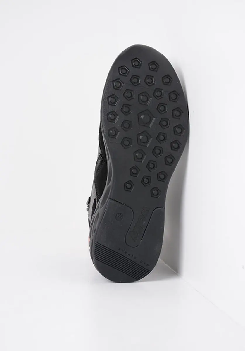 Wolky Leap Veterschoenen - Zwart Combi Leer/Zwart
