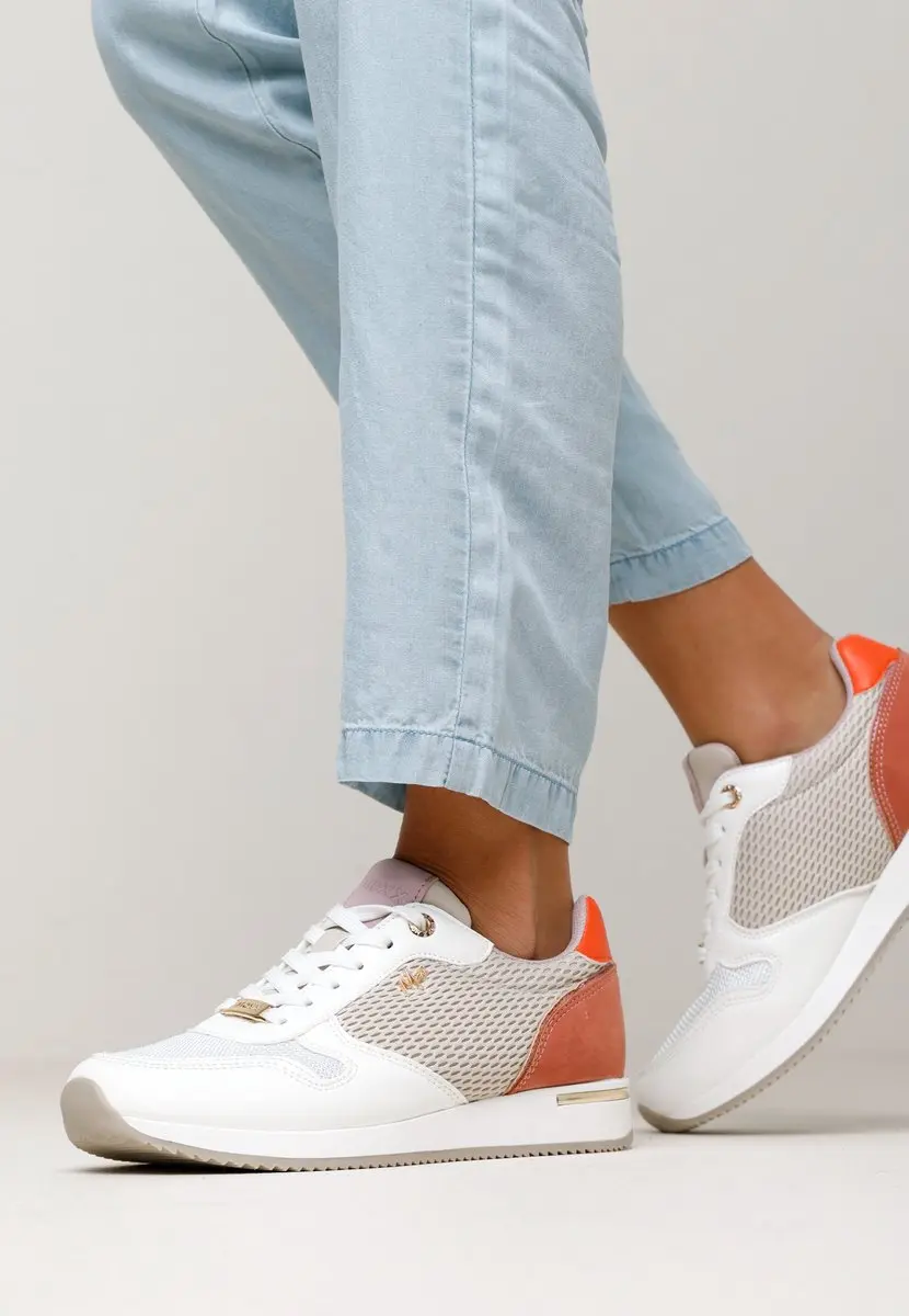 Mexx Sneaker Linn Wit/roze