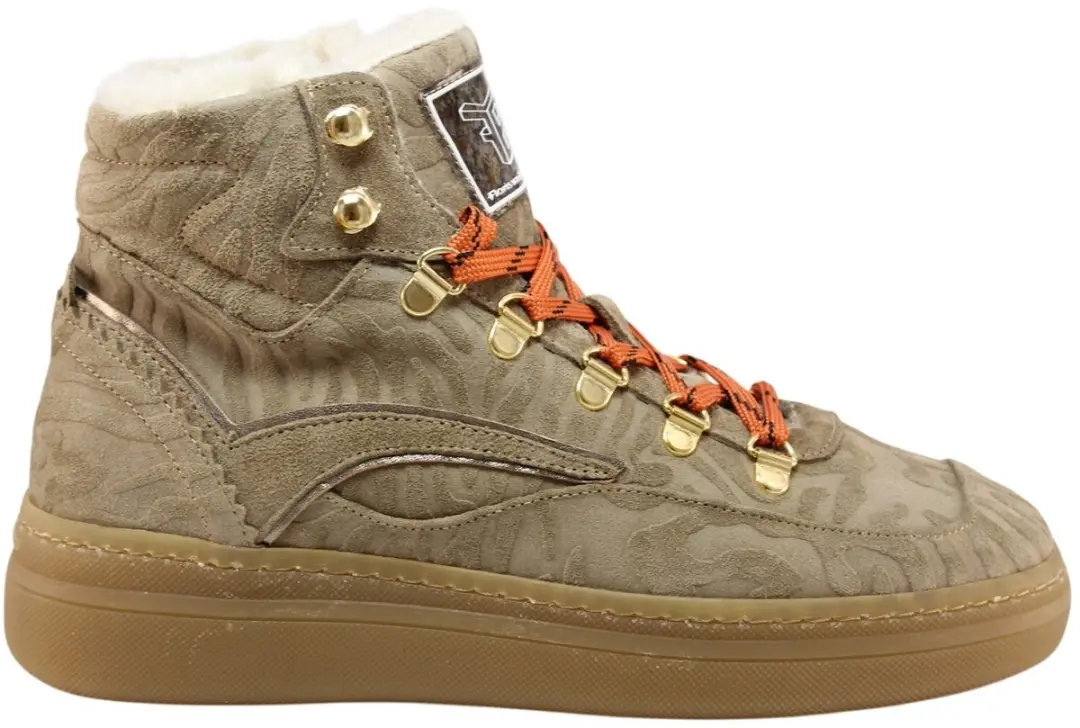 Floris van Bommel Fygi 02.01 Dames Sneakers - Taupe - afbeelding 4 van 6
