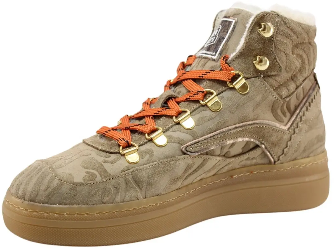 Floris van Bommel Fygi 02.01 Dames Sneakers - Taupe - afbeelding 5 van 6