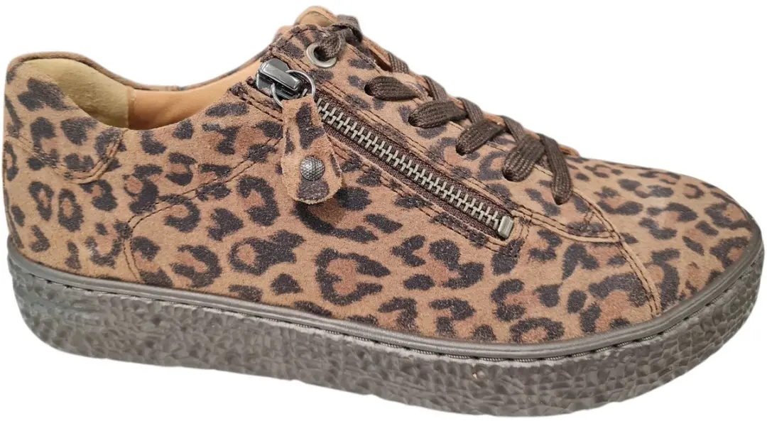 Hartjes Bruine Panterprint Dames Sneakers PHIL SHOE