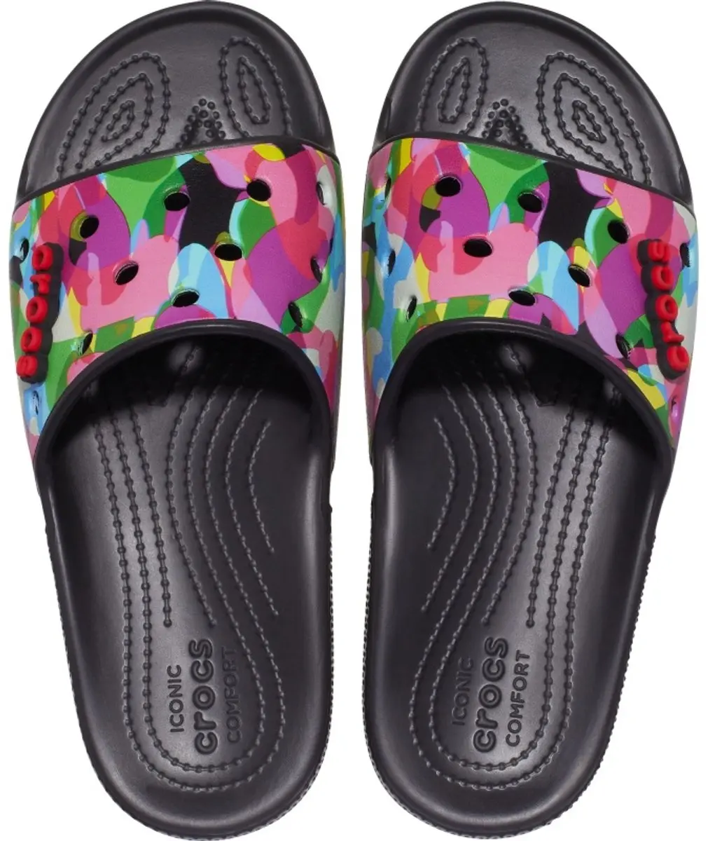 Crocs Classic Bubble Block Slippers Zwart Maat 36/37 US M4/W6