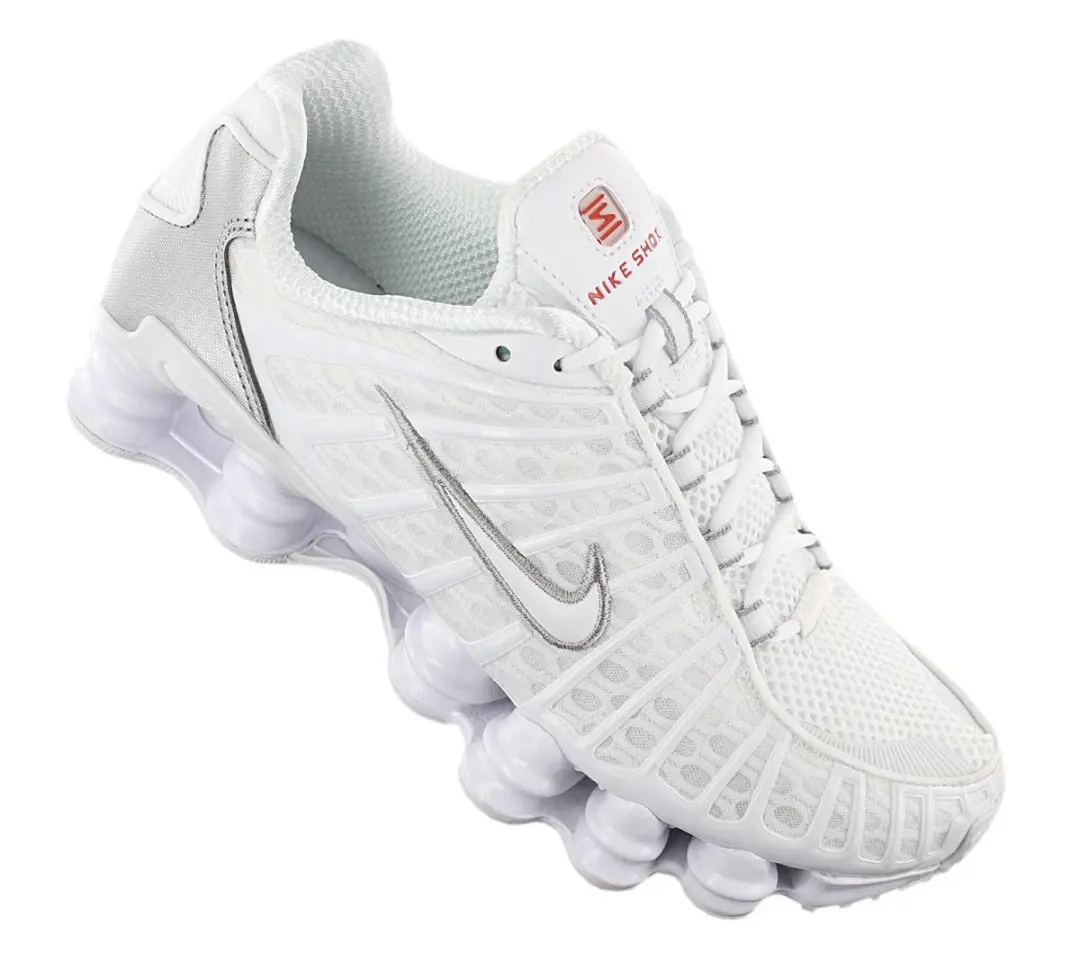Nike Shox TL AR3566-100 Dames Sneaker - Wit - afbeelding 2 van 5