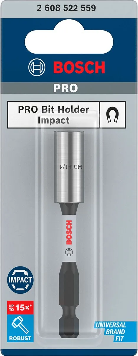 Bosch Professional PRO Impact Bithouder 75mm 2608522559