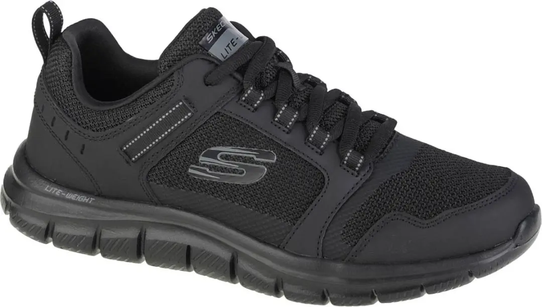 Skechers Track-Knockhill, Mannen, Zwart, Sneakers, maat: 42,5