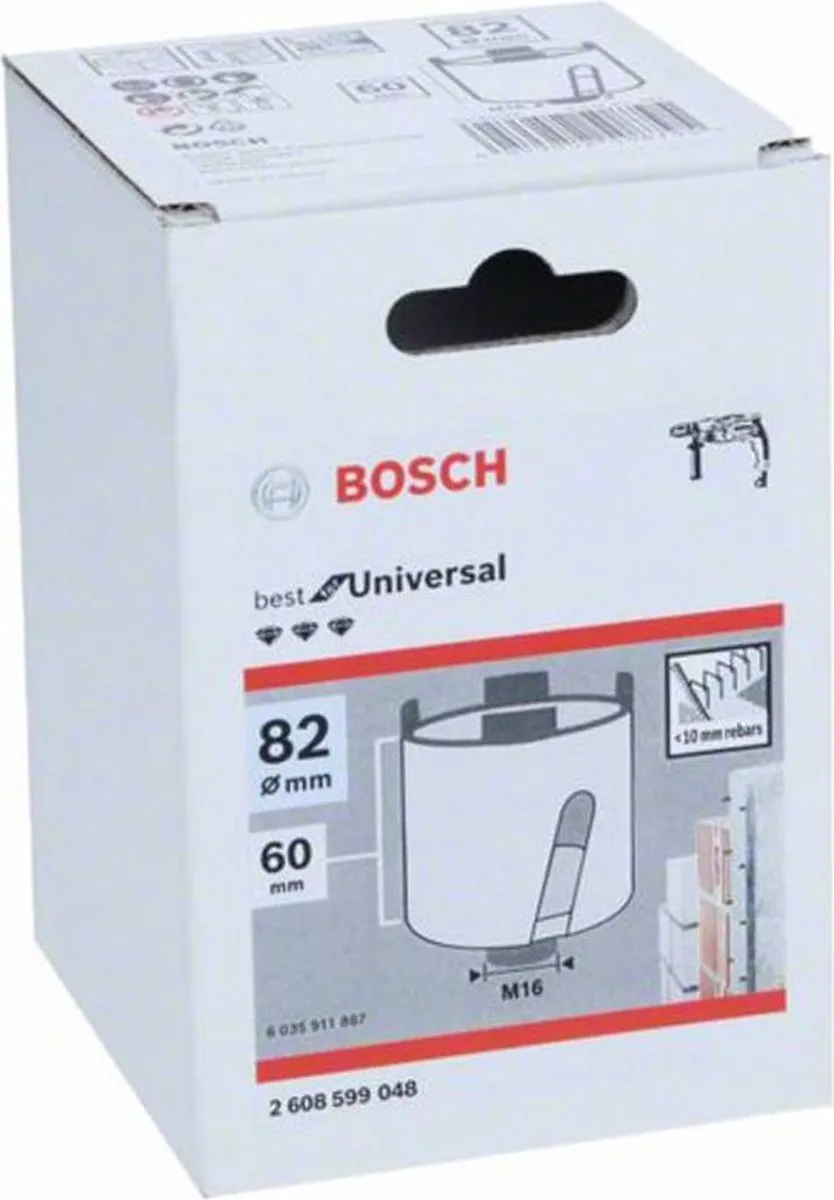 Bosch Professional PRO Dopsleuffrees 82x60mm M16 - Hout
