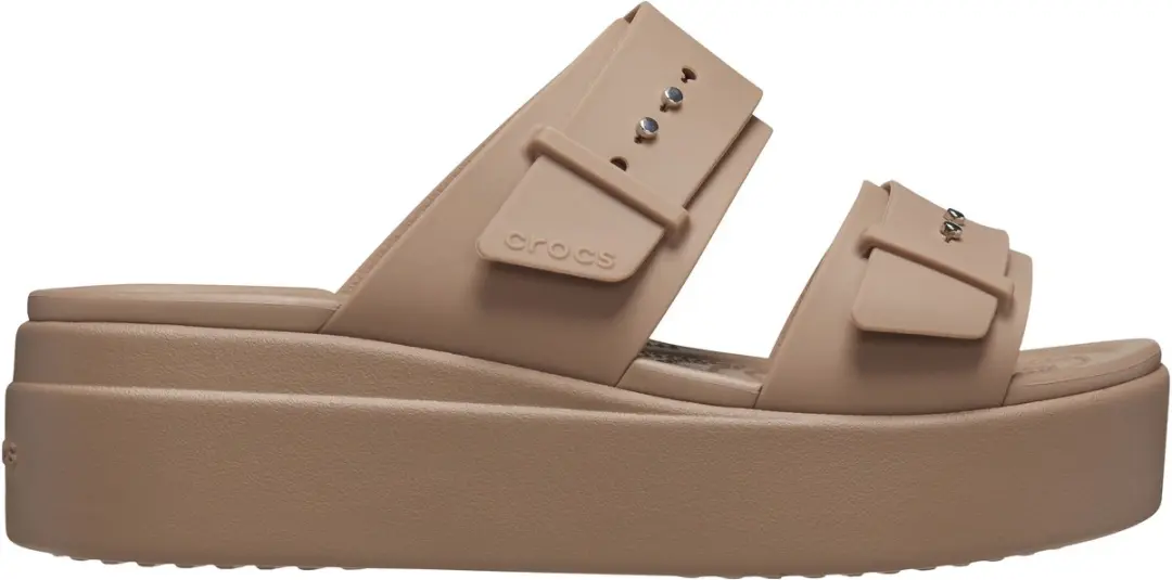 Crocs Brooklyn Low Wedge Sandal 207431-2Q9 - Vrouwen Bruin - afbeelding 6 van 6