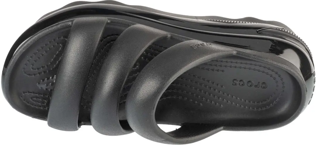Crocs Mega Crush Triple Strap Slides 209842-001 - Zwart - afbeelding 6 van 6