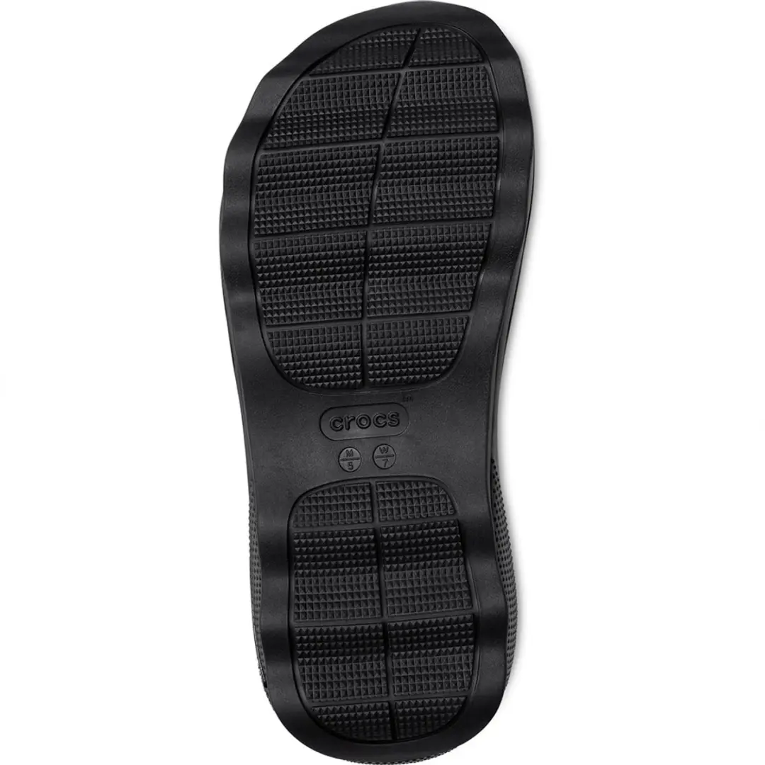 Crocs Mega Crush Triple Strap Slides 209842-001 - Zwart - afbeelding 3 van 6