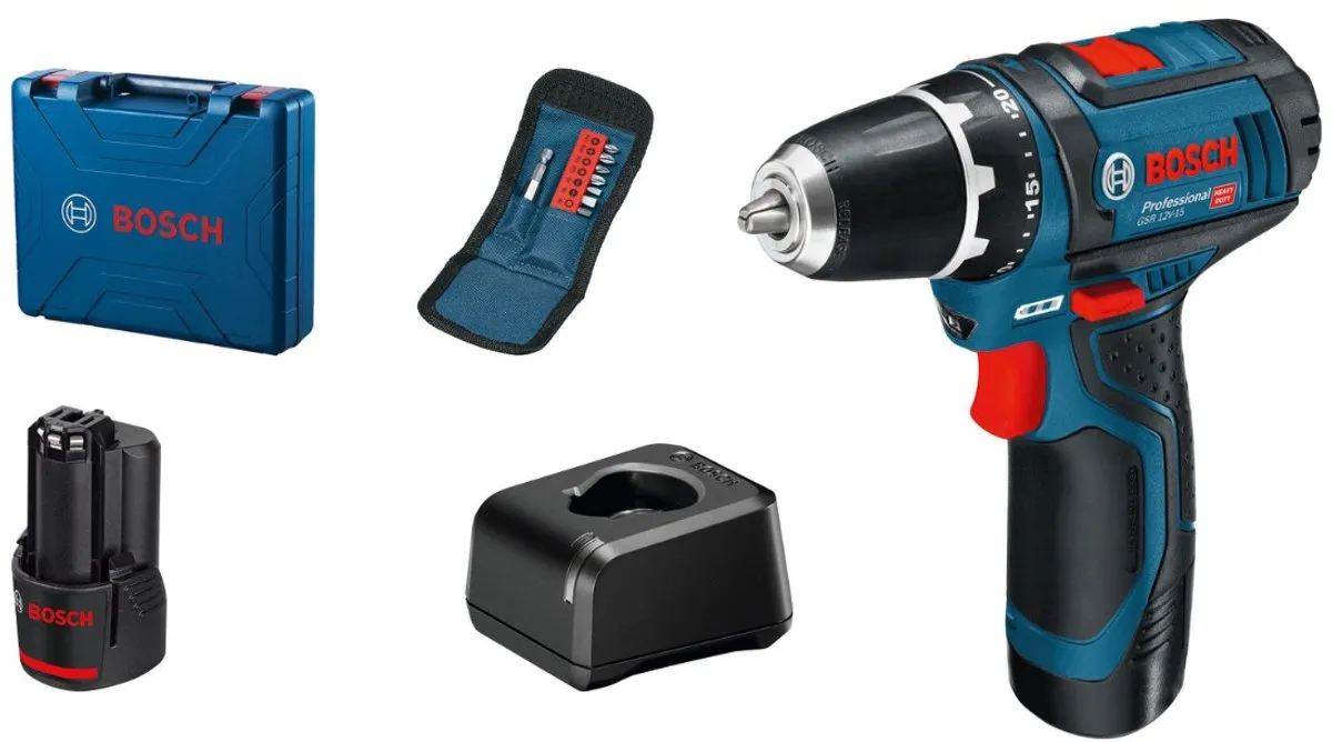 Bosch Professional GSR 12V-15 Schroefmachine