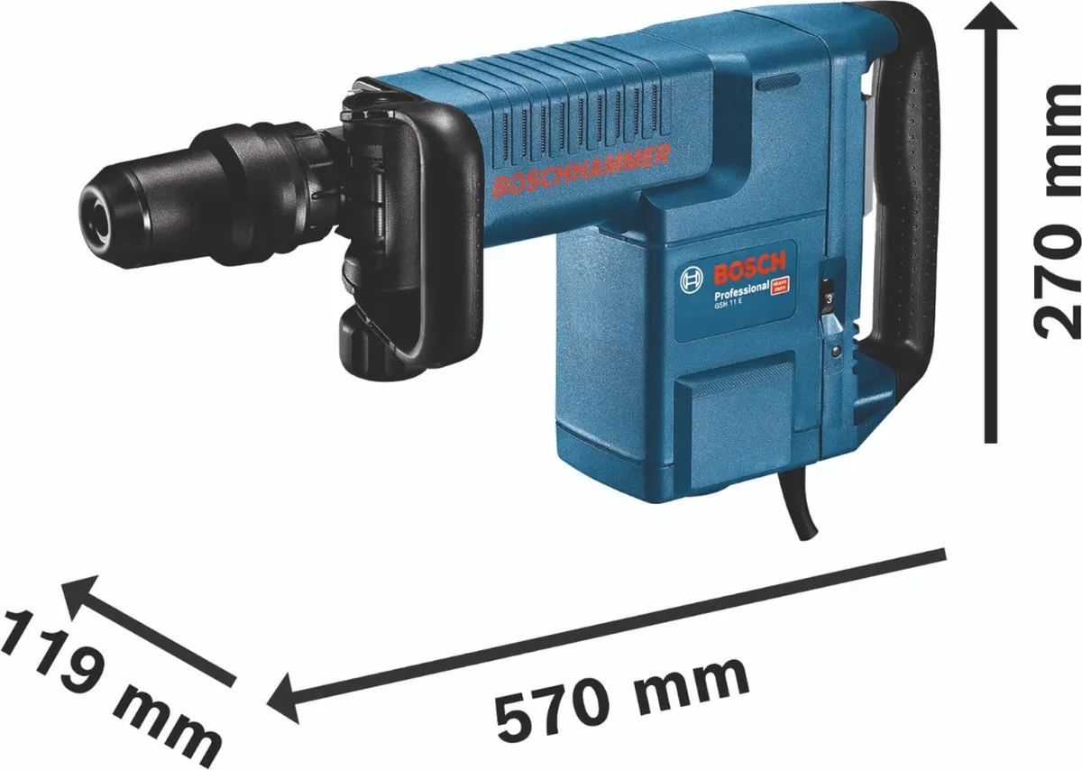 Bosch Professional GSH 11 E Breekhamer - 1500W