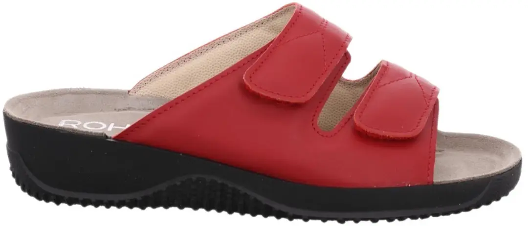 Rohde Dames Slippers Slides - Rood - Maat 40 - afbeelding 6 van 6