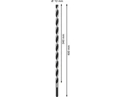 Bosch Professional Houtboor M-Punt 12x400 - 10mm - afbeelding 6 van 6
