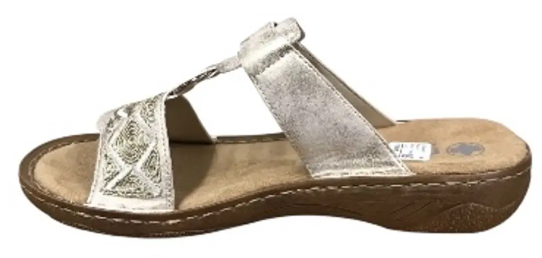 Rieker V2864-60 Alula Slides - Goud - afbeelding 3 van 6