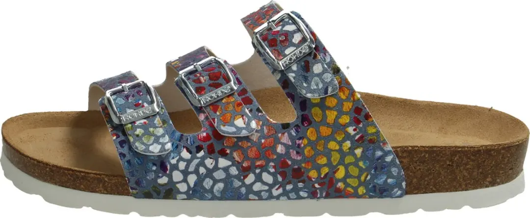 Rohde 5620 55 Slippers Dames - Blauw Multi - 37 - afbeelding 6 van 6