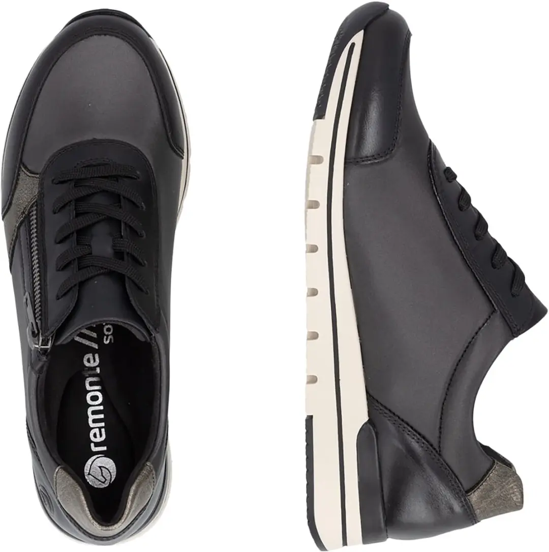 Remonte Dames Sneakers 36 - Zwart