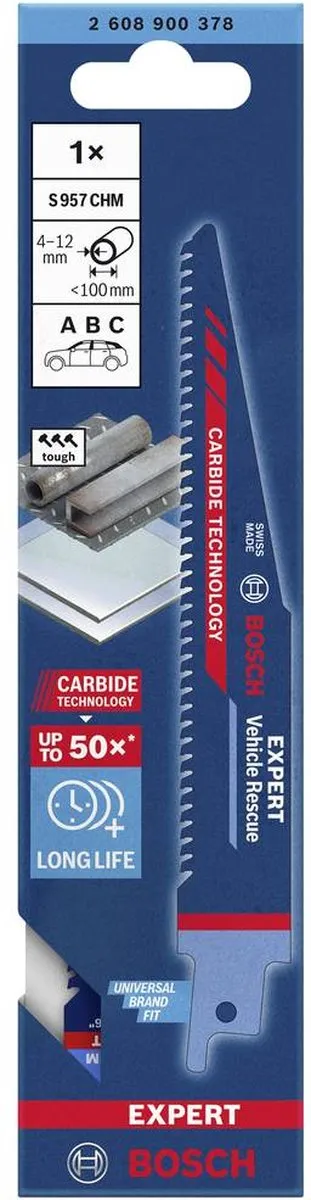 Bosch Professional Expert Vehicle Rescue S 957 CHM Reciprozaagblad 2608900378 - Metaal - afbeelding 6 van 6