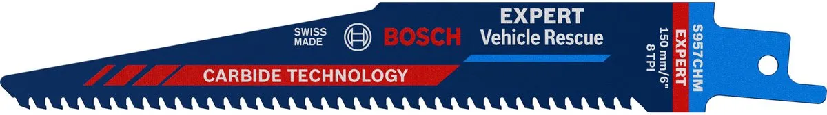 Bosch Professional Expert Vehicle Rescue S 957 CHM Reciprozaagblad 2608900378 - Metaal