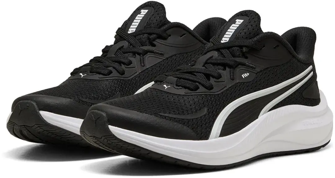 PUMA Skyrocket Lite 2 Jr Sportschoenen 23 - Zwart/Wit/Zilver