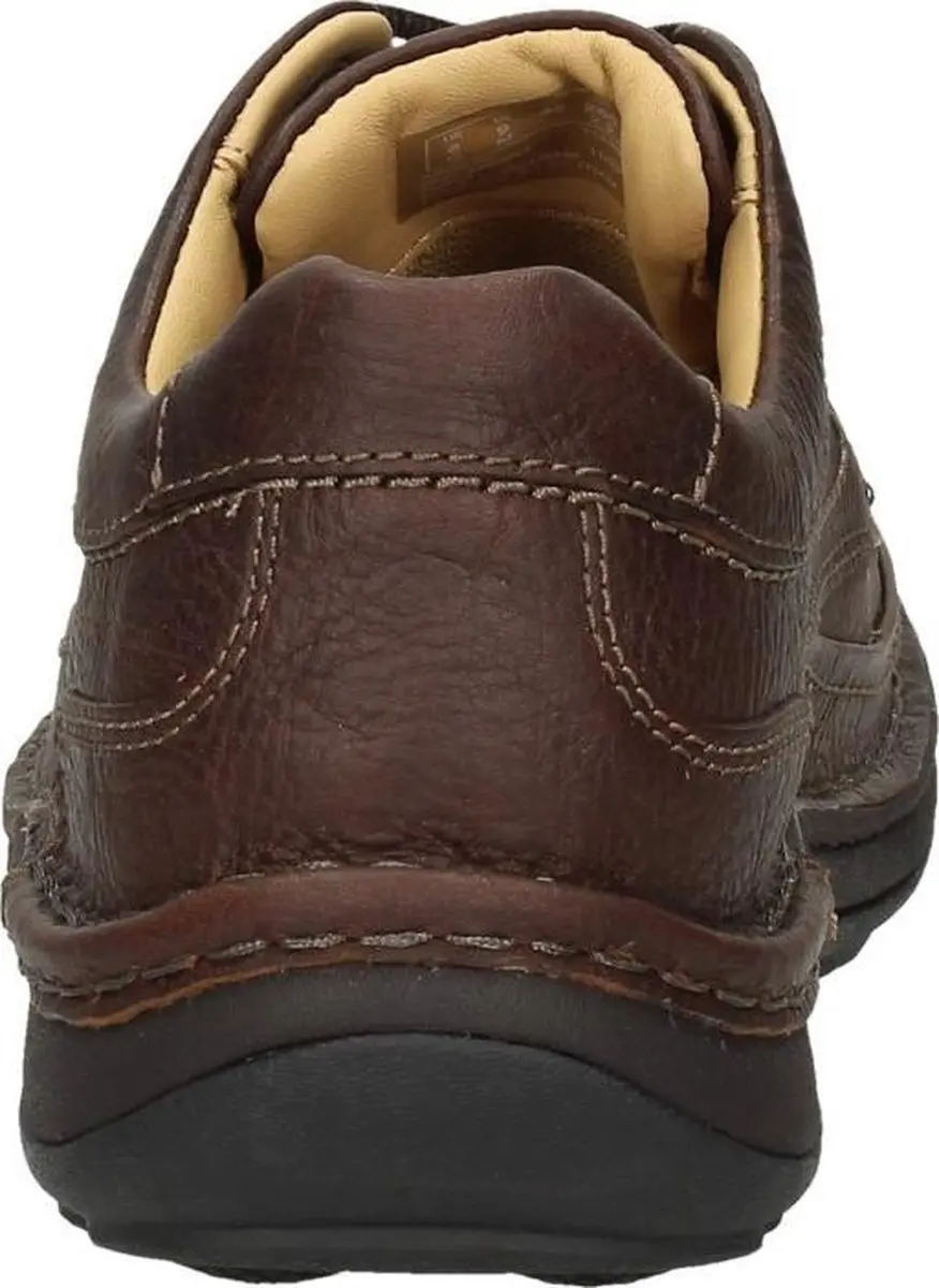 Clarks Nature Three Heren Veterschoenen - Mahogany - Maat 45