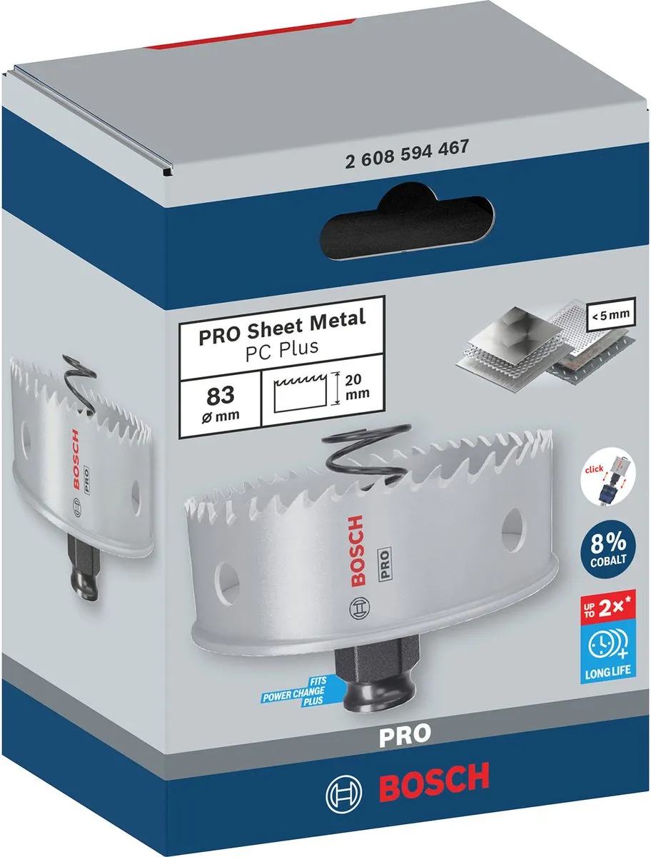 Bosch Professional PC Plus Gatenzaag 83mm - Metaal