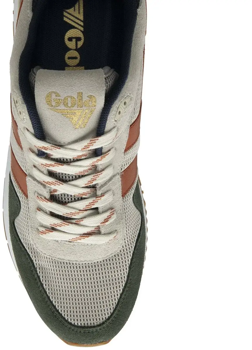 Gola Delta CMB780 Trainers - 43 - Afgebroken wit/duik kaki/moody oranje - afbeelding 4 van 5