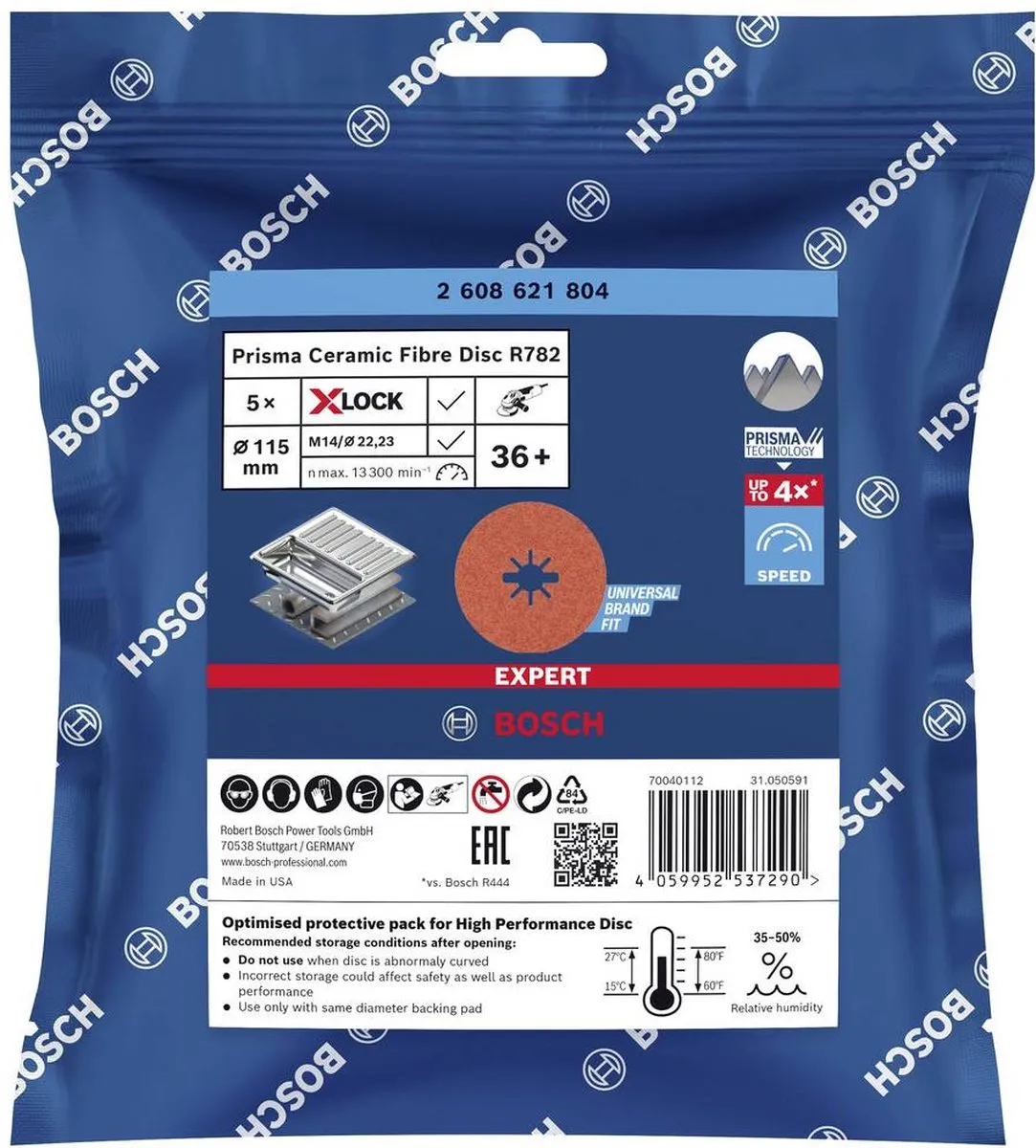 Bosch Professional Fiberschijf Ø115mm Korrel 36