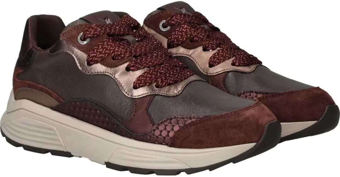 Xsensible Rainbow Stretchwalker GX Sneakers Dames - Rood 36
