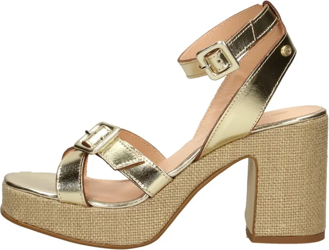Fred De la Bretoniere FRS1445 Sandalen Hak - goudkleur - Maat 40 - afbeelding 2 van 6