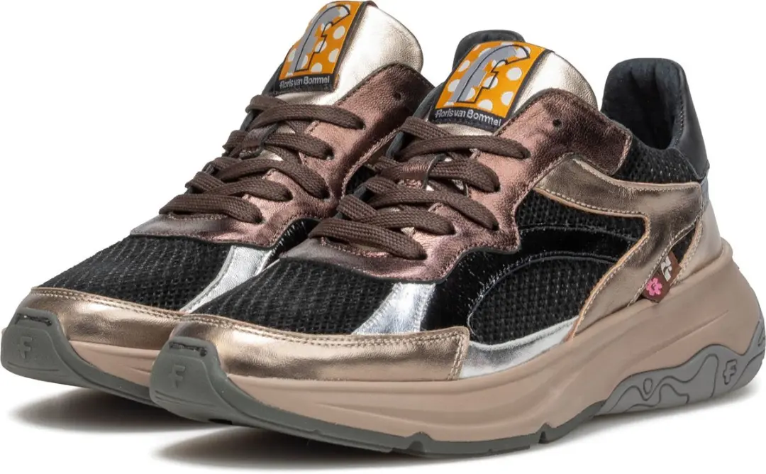 Floris van Bommel Holli Sneakers Sfw-10141 - Brons - 39,5 - afbeelding 2 van 6