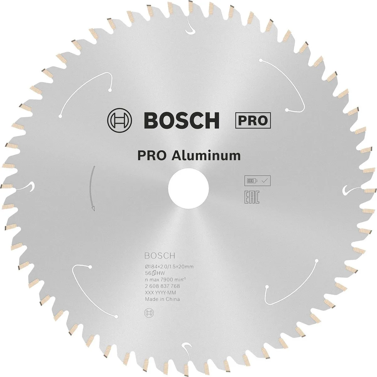 Bosch Professional Aluminium Accuzaagblad 184mm