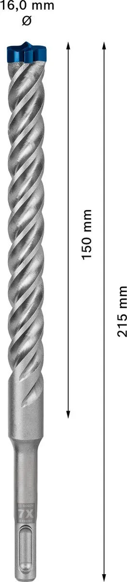 Bosch Professional EXPERT SDS plus-7X Hamerboor 16mm - Beton
