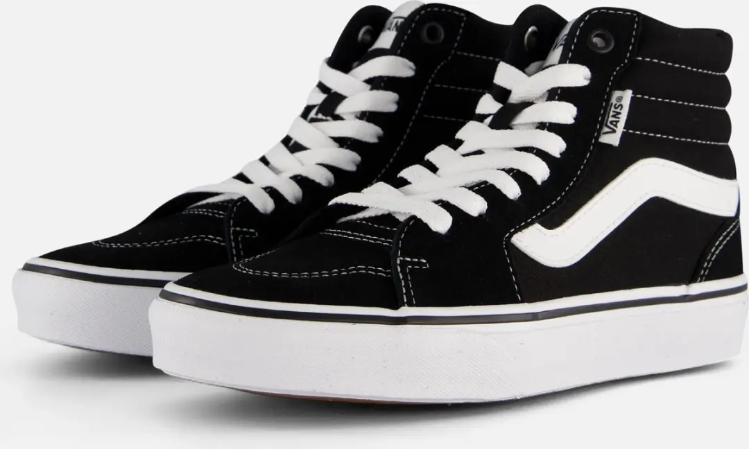 VANS WM Filmore Hi (SUEDE/CANVAS)BLACK/WHITE -Maat 40