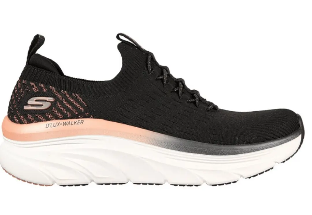 Skechers D'Lux Walker Let It Glow Instappers 36 - Zwart - afbeelding 2 van 6