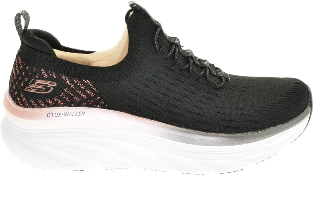 Skechers D'Lux Walker Let It Glow Instappers 36 - Zwart - afbeelding 4 van 6