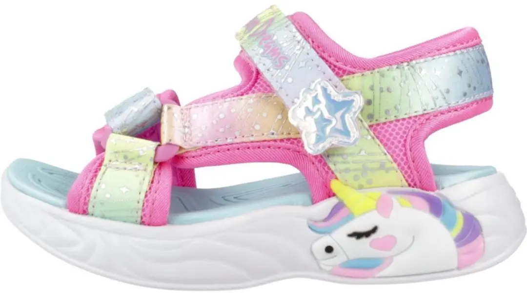 Skechers Unicorn Dreams Kinder Sandaal 26 - Roze - afbeelding 3 van 6