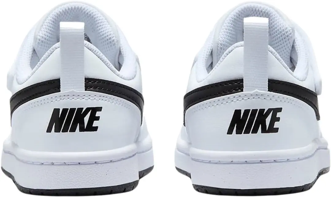 Nike Court Borough Kinder Sneakers DV5457-104 - Wit/Zwart - afbeelding 5 van 6