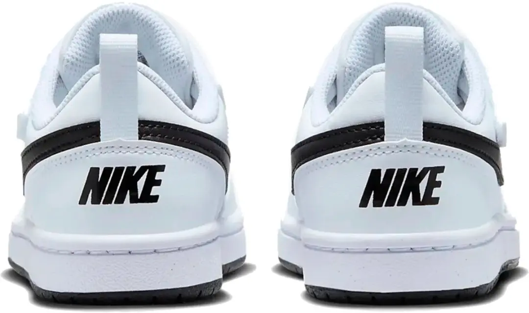 Nike Court Borough Kinder Sneakers DV5457-104 - Wit/Zwart - afbeelding 4 van 6