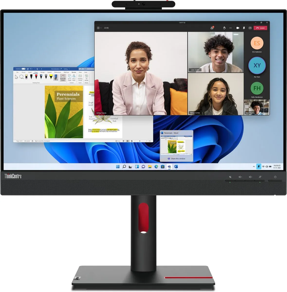 Lenovo ThinkCentre Tiny-In-One 24 - Full HD - Zwart