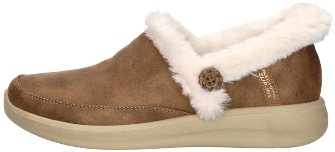 Skechers Cozy Escape Dames Sloffen - Chestnut